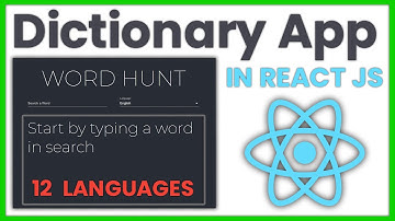12 Language Dictionary App in React JS [ FULL TUTORIAL ] | Material UI | Beginners Project with API