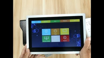 HomeFong Video Intercom Surveillance Camera System, 10 inch Touch Screen 4 Channels Monitoring