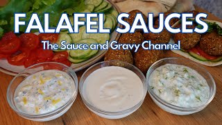 Three Falafel Sauces | Creamy Tahini | Fresh Dill and Cucumber | Zesty Lemon | Sauces for Falafel