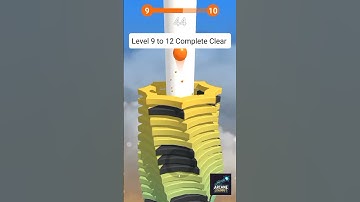Stack Ball 🔥 Level 9 to 12 Perfect Clear in One Go 😱 | Insane Speed Run! #gaming #stackball #games