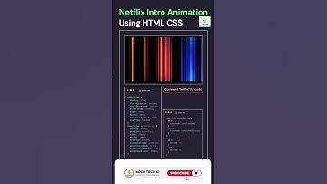 Netflix Intro Animation with HTML & CSS 🔥 #shorts #viral #trending #coding #css #html #javascript