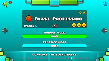 Geometry Dash - Level 17: Blast Processing [ALL COINS]