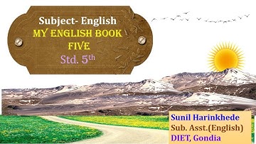Standard 5 th -Sub English- Action time - BY SUNIL HARINKHEDE
