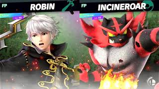 Super Smash Bros Ultimate Amiibo Fights EX Robin vs Incineroar