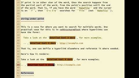 Emacs Search Multiple Words Under Point