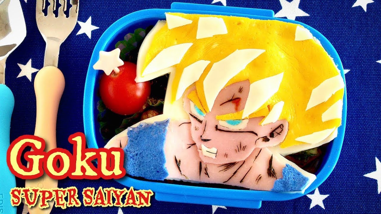 How to Make Goku Super Saiyan Bento Lunch Box (Dragon Ball Kyaraben) | OCHIKERON | ochikeron