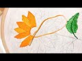 Satin stitch Sunflower
