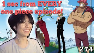1 Second from 1000 Episodes of One Piece REACTION - WATCH ONE PIECE NOW!
