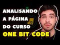 Curso One Bit Code é bom? Analisando a página do curso! [NOVO]