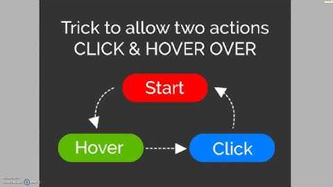 Figma   Trick to allow two actions CLICK & HOVER OVER