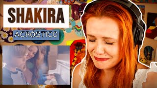 Shakira's new song BROKE me... Vocal Coach reacts to 'Acróstico' (ft. Analysis and lots of crying)