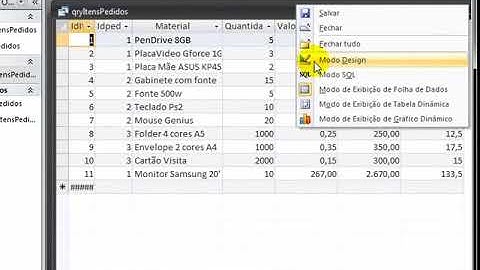 Valor total de um SubFormulário