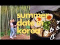 summer outdoor date | korea date vlog | ramen, rabbits, and bamboo 🎋
