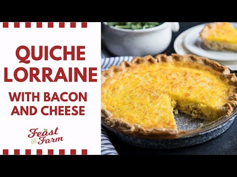 Video: Quiche Lauren: Resipi Dengan Bacon Dan Keju
