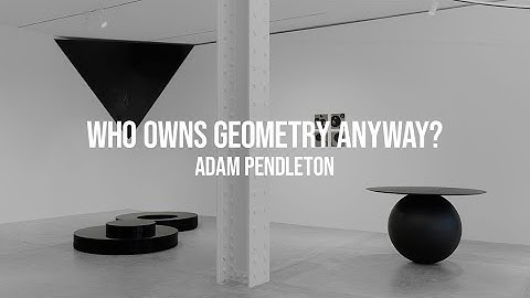 who owns geometry anyway? adam pendleton debuts furniture typologies at friedman benda