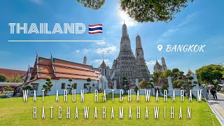 Wat Arun Ratchawararam Ratchawaramahawihan, Thailand, #thailandtravel #bangkoktemple #watarun