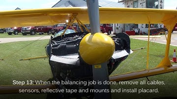 Dynamic Propeller Balancing with an ACES Systems 2020HR ProBalancer