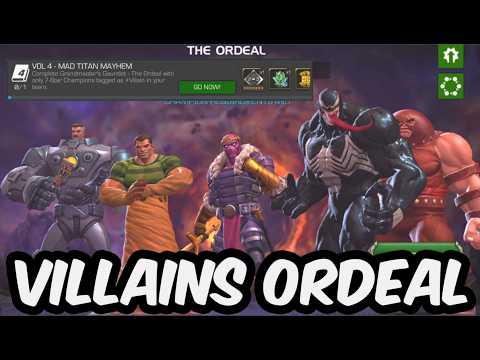 Villains Ordeal Challenge - Carina's Volume 4 - Marvel Contest Of Champions