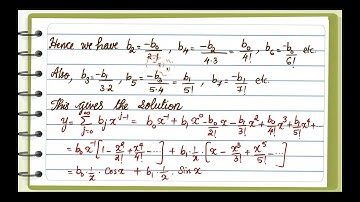Solved problem ::Frobenius Series  Solution