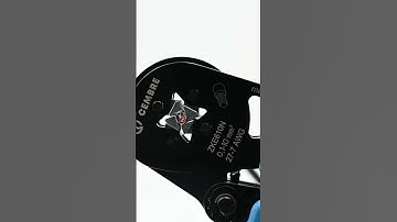 The lightest mechanical crimping tool! 🪶 #crimpingtool  #cablemanagement #electricalengineering