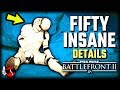 50 INSANE DETAILS in Capital Supremacy - Star Wars Battlefront 2