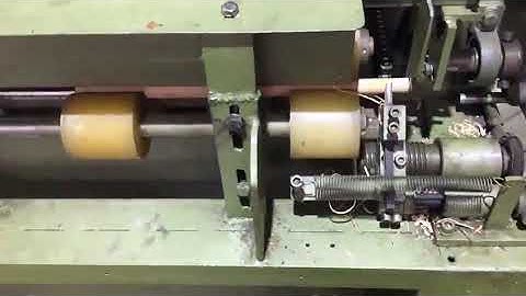Mop stick Wooden thread Production machine, Automatic wood screws making machine