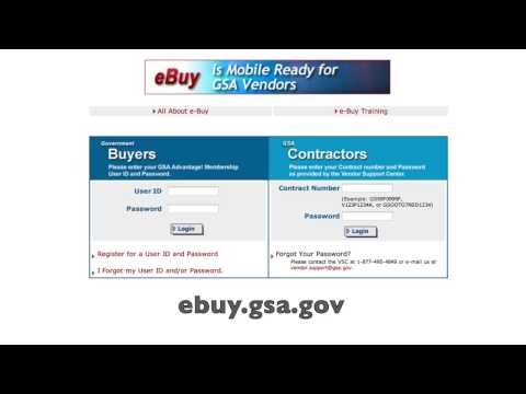 The Basics of GSA's E-Tools