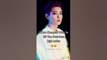EXO When Chanyeol Tried To Hit The Overdose High Note 