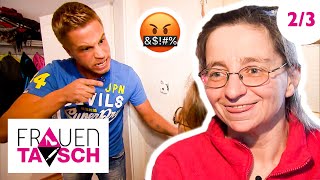 Ja-Sagerin vs. Powerfrau - 2/3 - Ich schmeiß dich raus! | Frauentausch