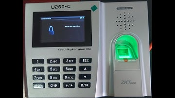 Cách reset máy chấm công ZKTeco | Reset device password ZKTeco