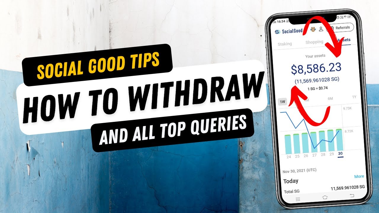How to earn and withdraw in Social Good - YouTube
