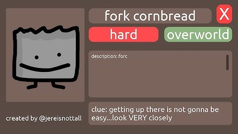 How do you know when cornbread is done with a fork?