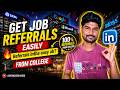 🚀🚀💻How to Get Job Referrals on LinkedIn Using College Seniors/Alumni | Crack Jobs Easily 🔥
