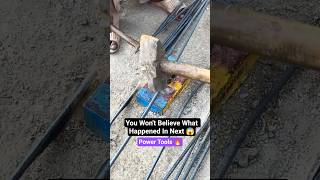🔥Steel Rebar Cutting Process | Traditional Workshop Technique ⚙️ #SteelWork