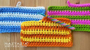 How to Change Colors in Crochet to Create Stripes DIY Tutorial Pattern