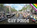 GAY PRIDE AMSTERDAM: INUNDAÇÃO DO ORGULHO LGBT NOS CANAIS