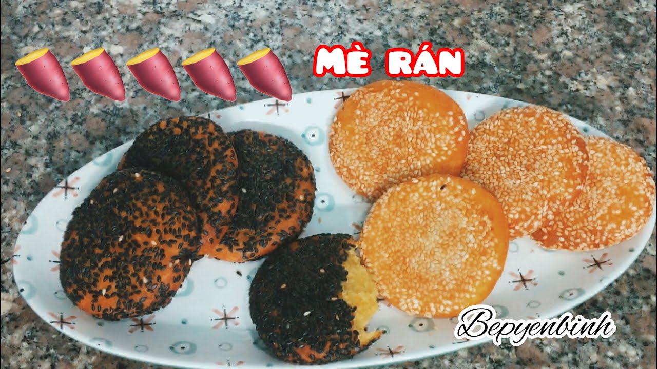 Cách làm bánh khoai lang mè rán/ bánh khoai lang mè chiên / bếp yên ...