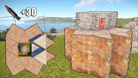 RUST - Solo Duo BUNKER Base Design w/ Anti-Deep - Compact Rust Base Design +30 rockets