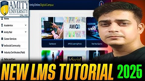 "Amity Online LMS Tutorial: How to Create Assignments & Join Live Classes [Complete Guide]" |MBA|MCA