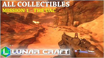DOOM: All Collectibles Mission 1 (Collectibles, Data Logs, AutoMaps, Secret Rooms, Elite Guards)