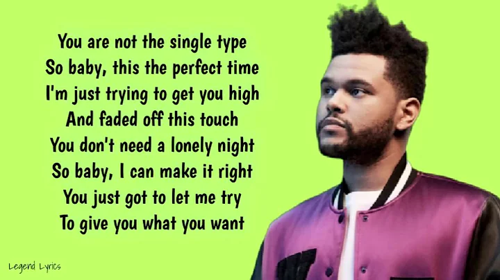 The Weeknd - I Feel It Coming ~ Lyrics ~ ft. Daft Punk