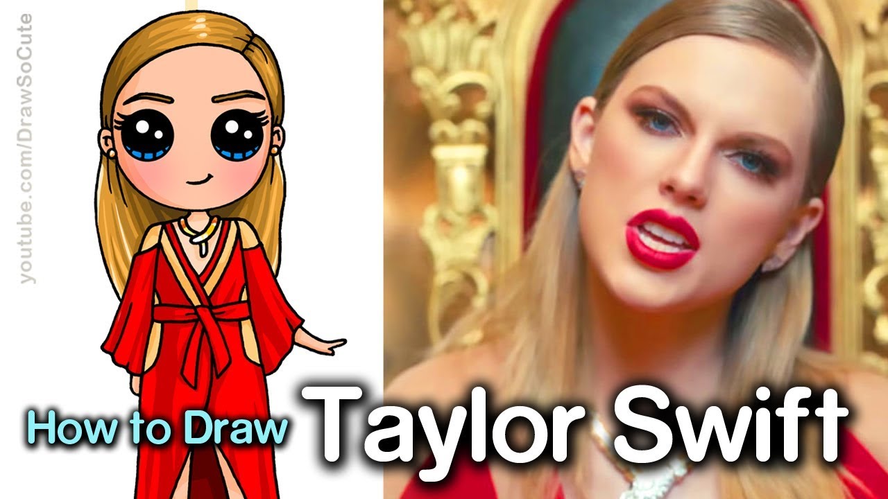 Taylor Swift Drawing Look What You Made Me Do Music Video