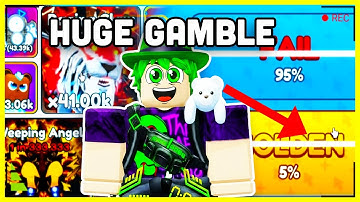 I GAMBLED SECRET PETS At 5%… AND WON! 🤯 Tap Simulator (Roblox)