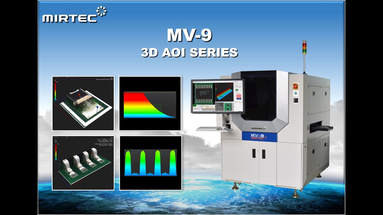 MIRTEC MV 9 3D AOI Series Presentation REV5 - YouTube