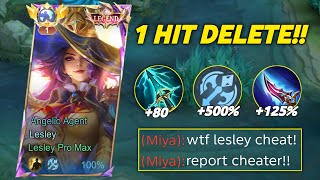 MOONTON THANKS FOR NEW LESLEY ONE SHOT BUFFED BUILD!😻✨ | LESLEY BEST SKIN 2026