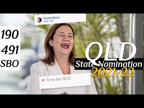 2021-22 QLD Skilled Migration State Nomination Criteria