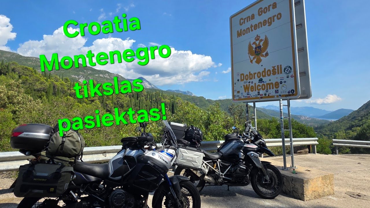 6.Eurotripas Anglija-balkanai.Kroatijos vaizdinga pakrante, Montenegro žvyrkeliai, Albanija pasienis