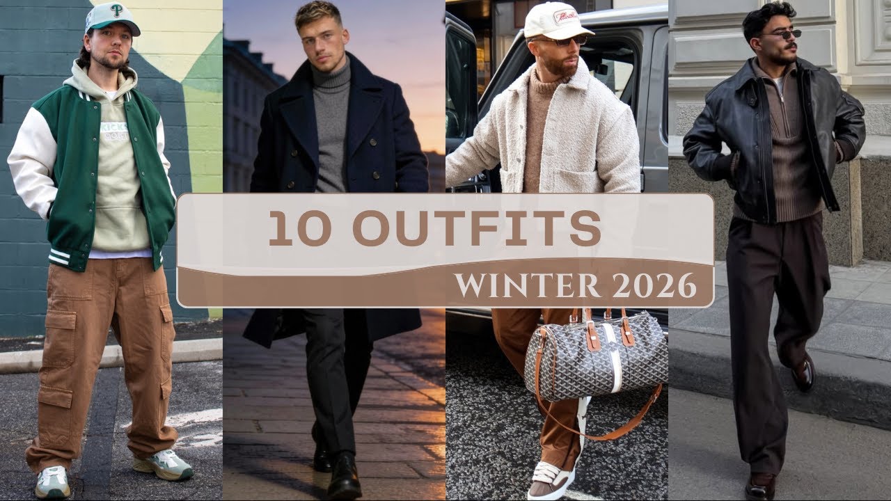 10 Latest Outfits for Men | Winter 2026 Fashion