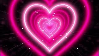 Heart Tunnel-Pink Heart Background Video Loop - 10 Hours