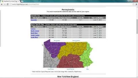 MapShed Unit 2: Installing MapShed